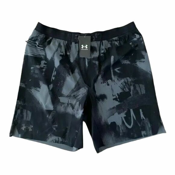Under Armour 1361515 001 Mens Size Small Reign Woven 10” Shorts Black $70+ - Picture 1 of 11